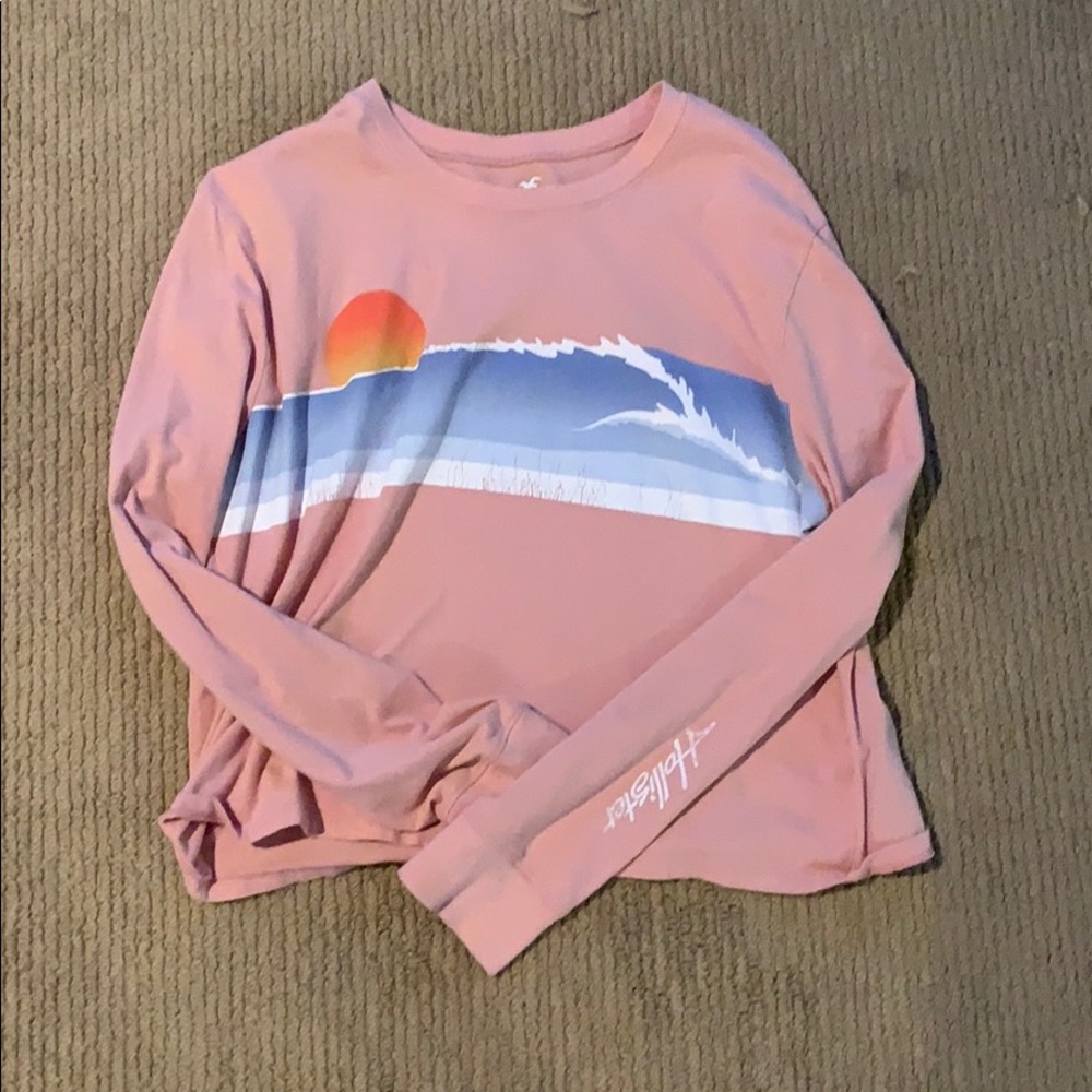beachy cropped shirt